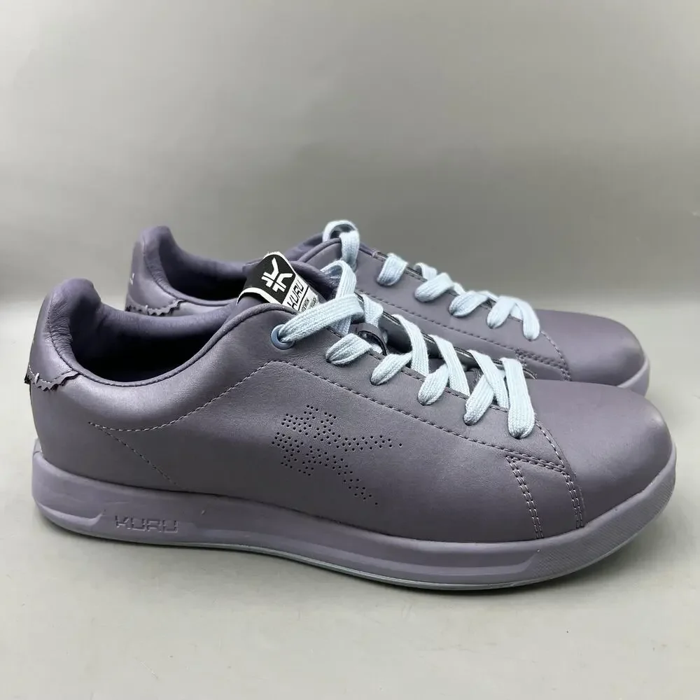 KURU Roam Classic Court Shoes Women Size 10.5 Purple Leather Comfort Sneakers